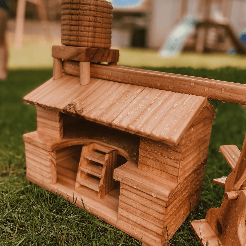 The Curated Parcel - Eco-Hut &amp; Water Wheel 