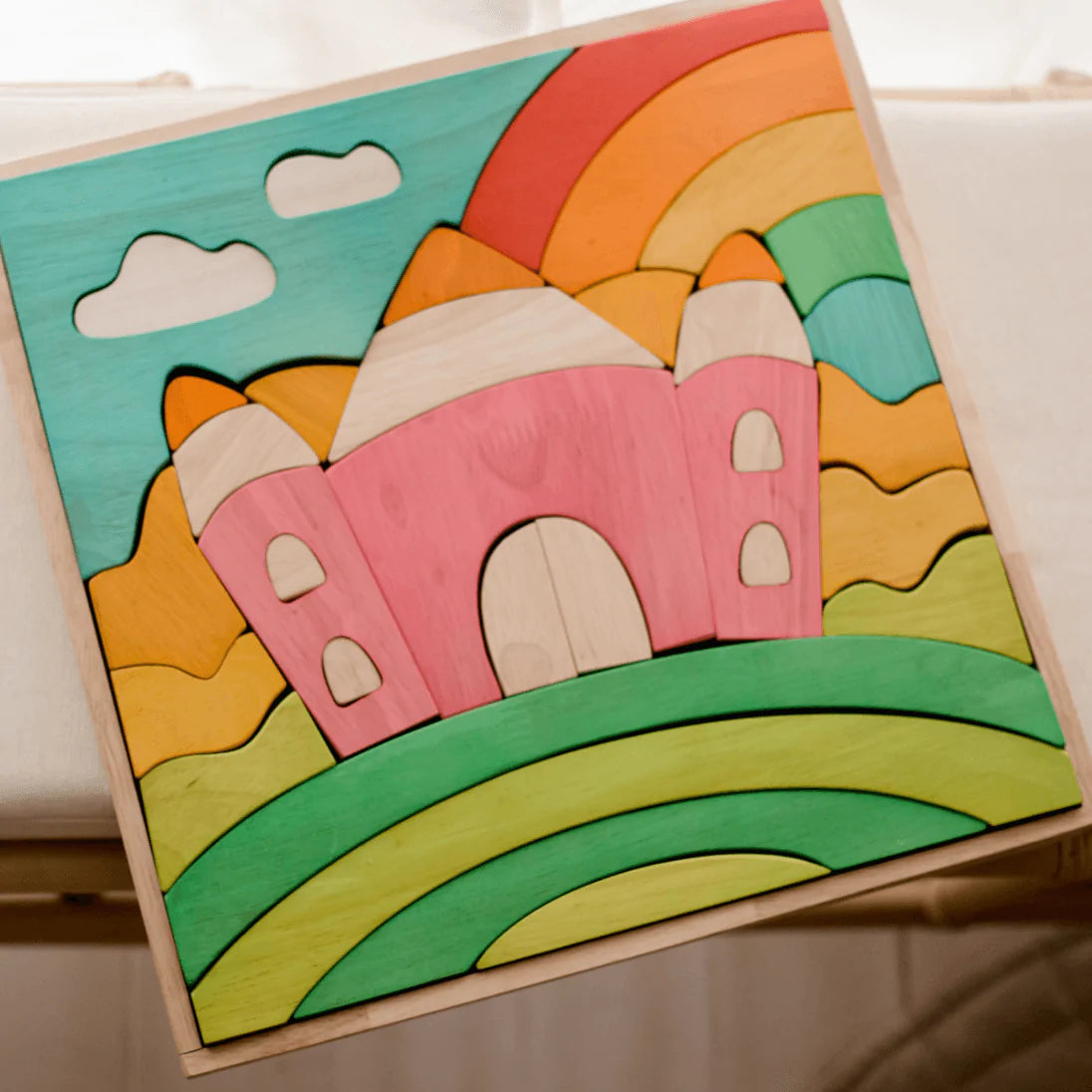 The Curated Parcel - Fairy Castle Puzzle &amp; Play Set 