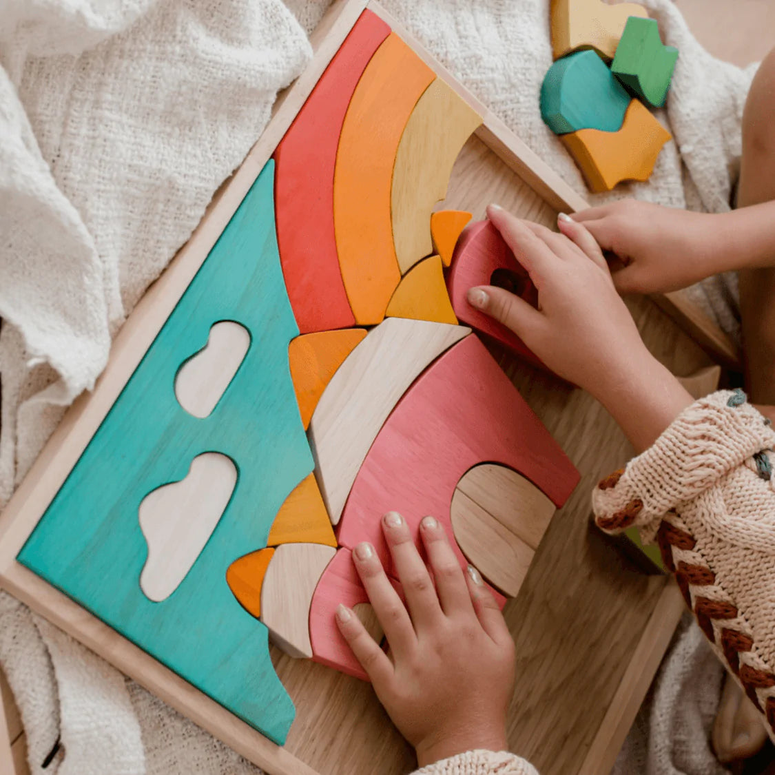 The Curated Parcel - Fairy Castle Puzzle &amp; Play Set 