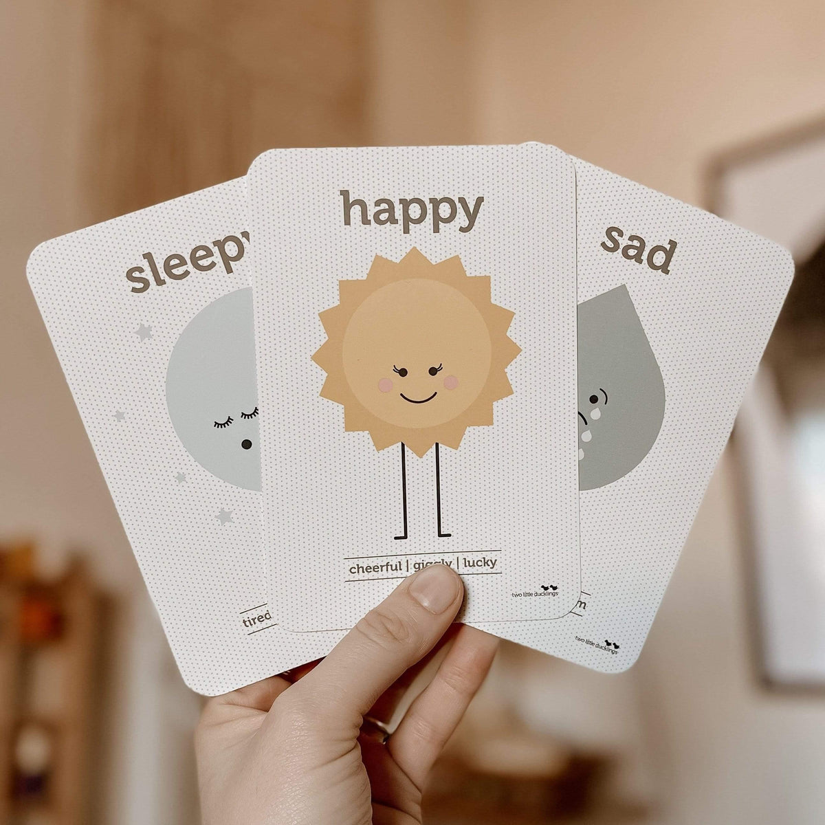 The Curated Parcel - Feeling &amp; Emotion Flash Cards 