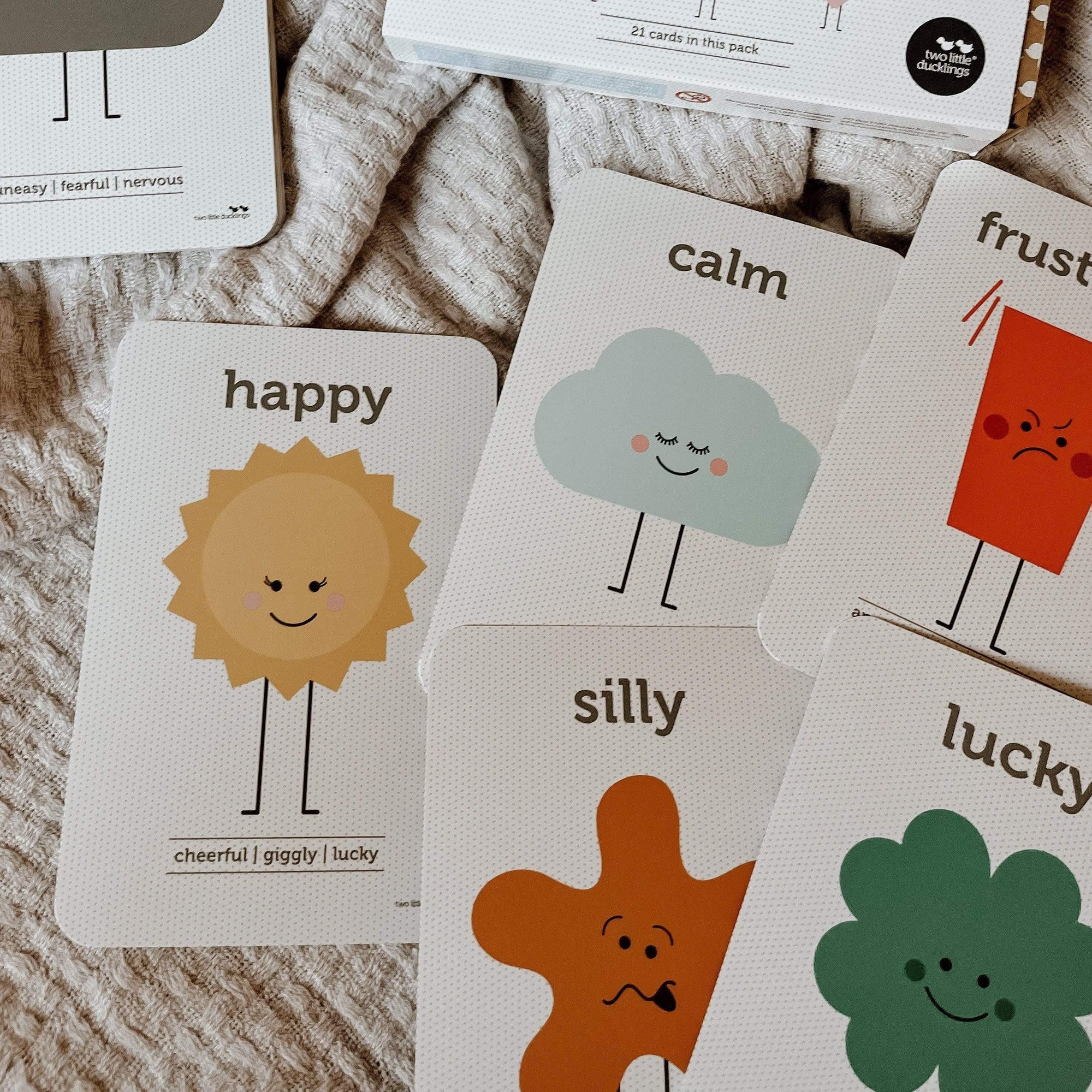 The Curated Parcel - Feeling & Emotion Flash Cards 
