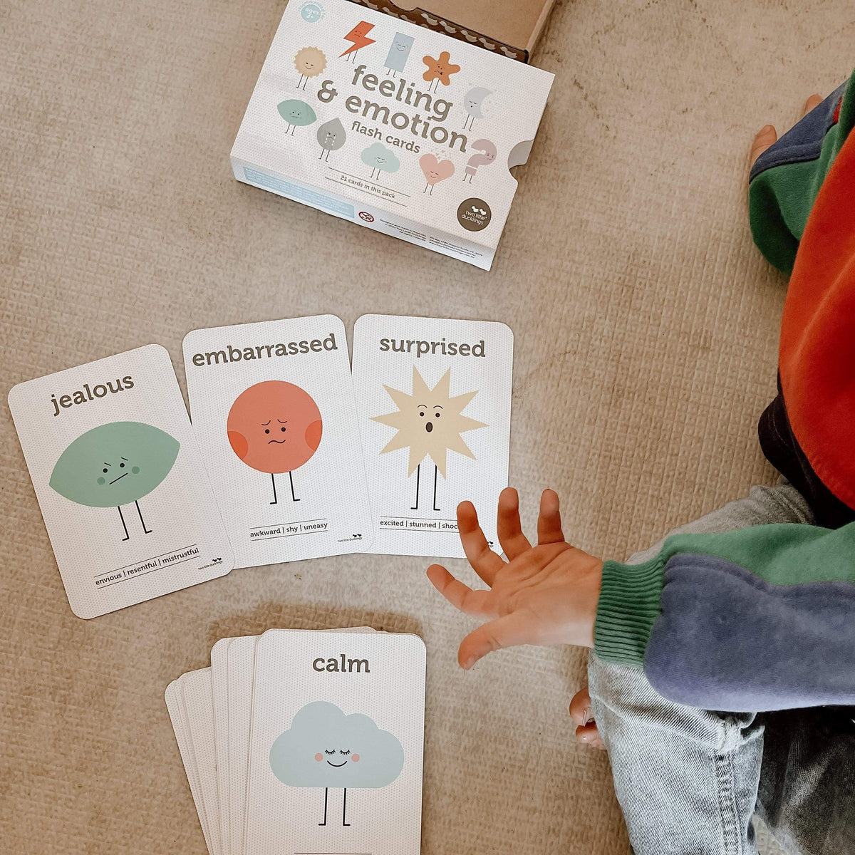 The Curated Parcel - Feeling &amp; Emotion Flash Cards 