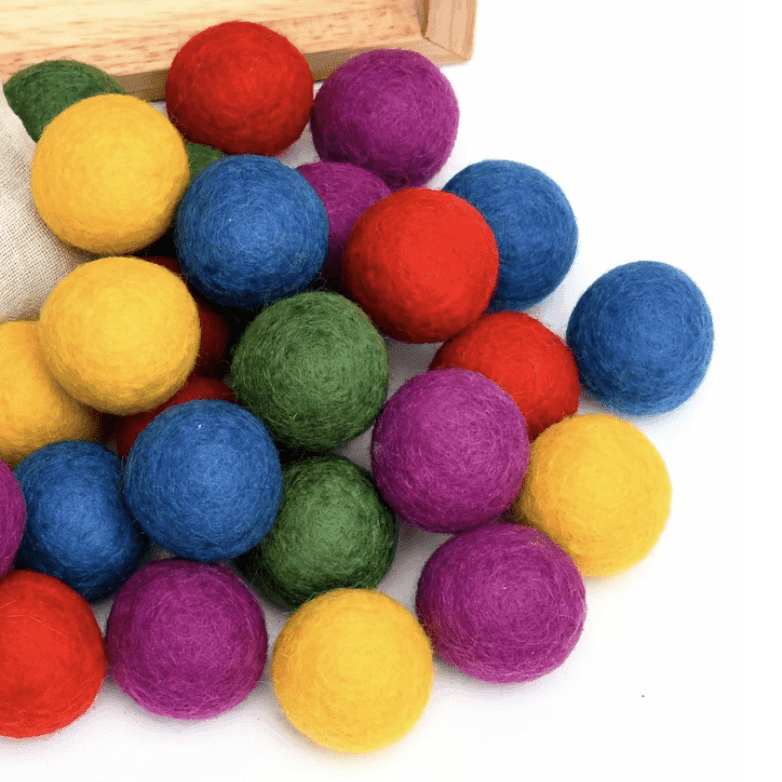 The Curated Parcel - Felt Balls 3cm 