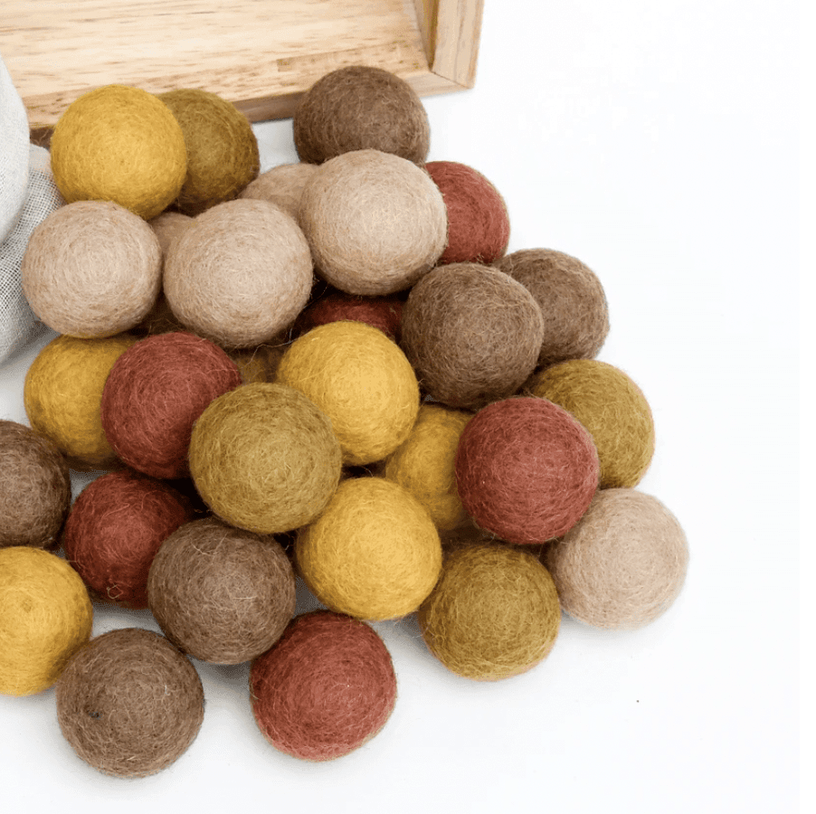 The Curated Parcel - Felt Balls 3cm 