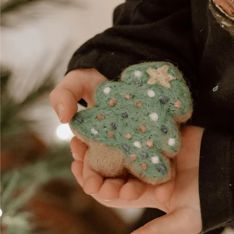 The Curated Parcel - Felt Christmas Tree Cookie 