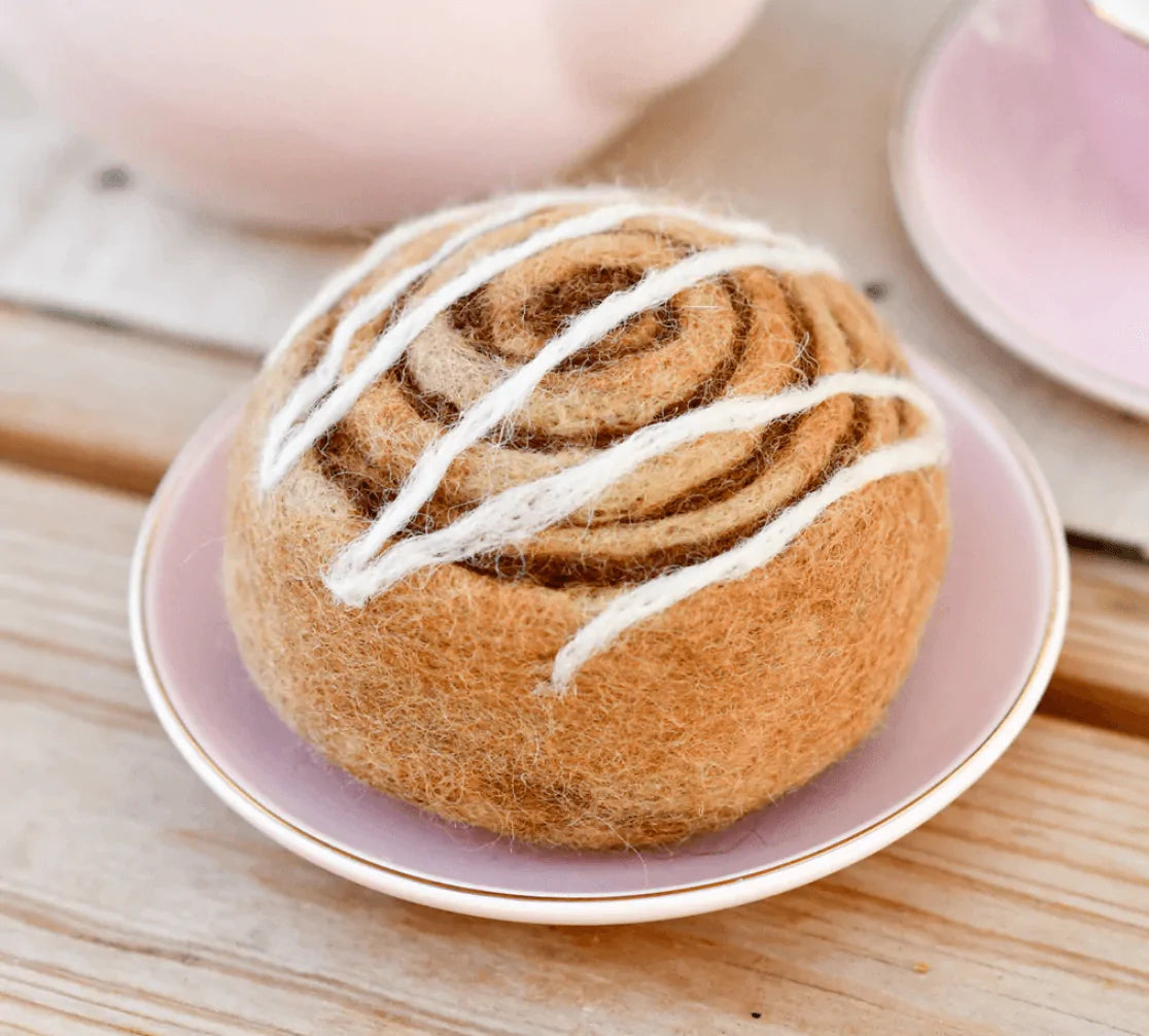 The Curated Parcel - Felt Cinnamon Roll 