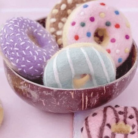 The Curated Parcel - Felt Donuts 