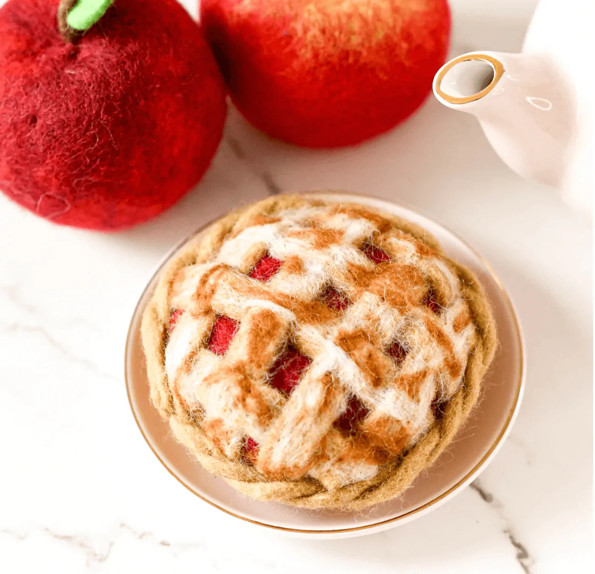 The Curated Parcel - Felt Lattice Apple Pie 