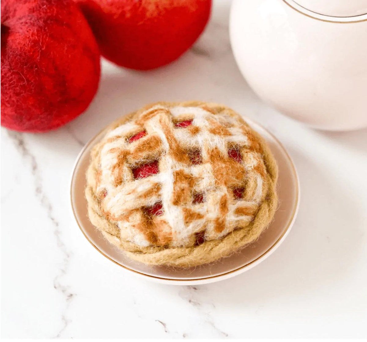 The Curated Parcel - Felt Lattice Apple Pie 