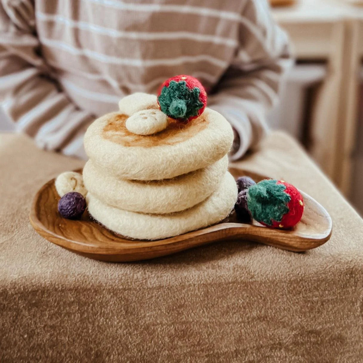 The Curated Parcel - Felt Pancake Stack 