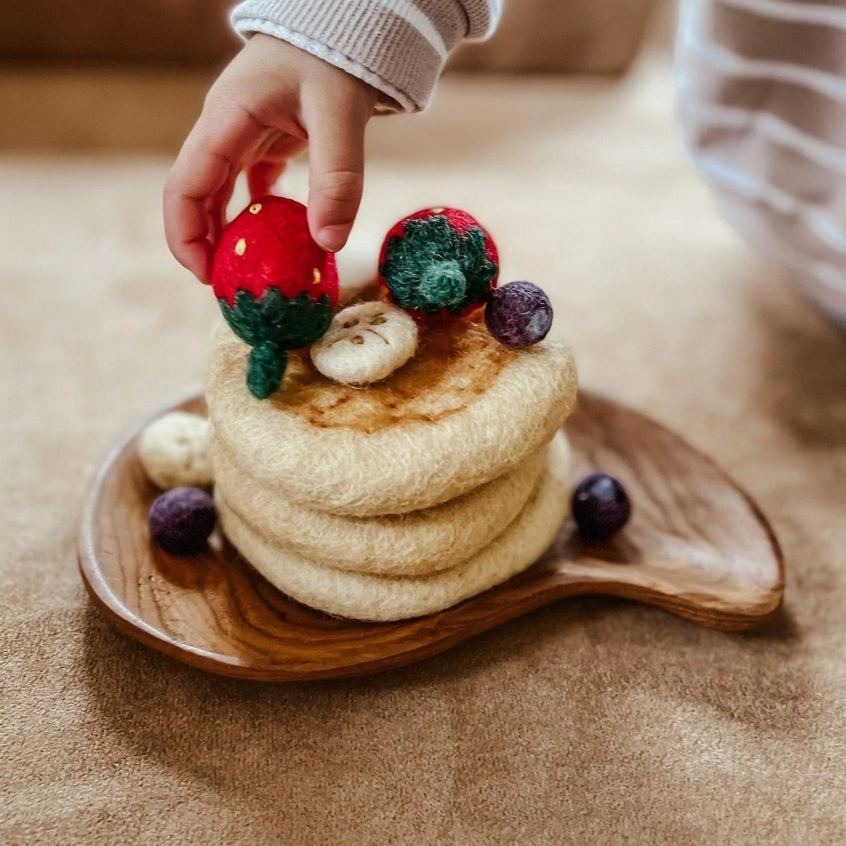 The Curated Parcel - Felt Pancake Stack 