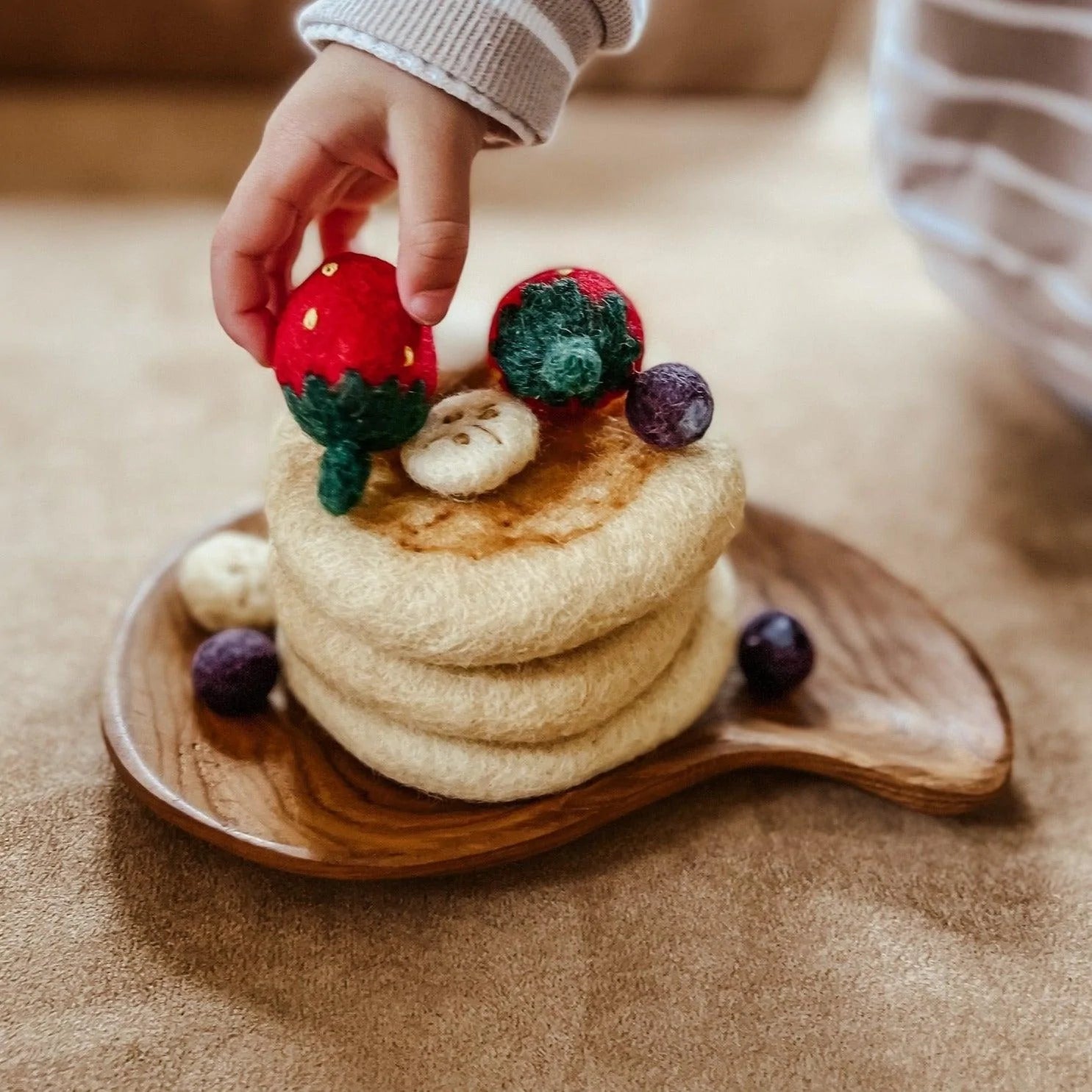 The Curated Parcel - Felt Pancake Stack 