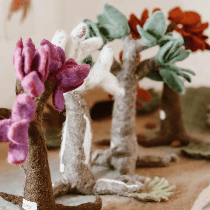 The Curated Parcel - Felt Seasonal Tree // Autumn 