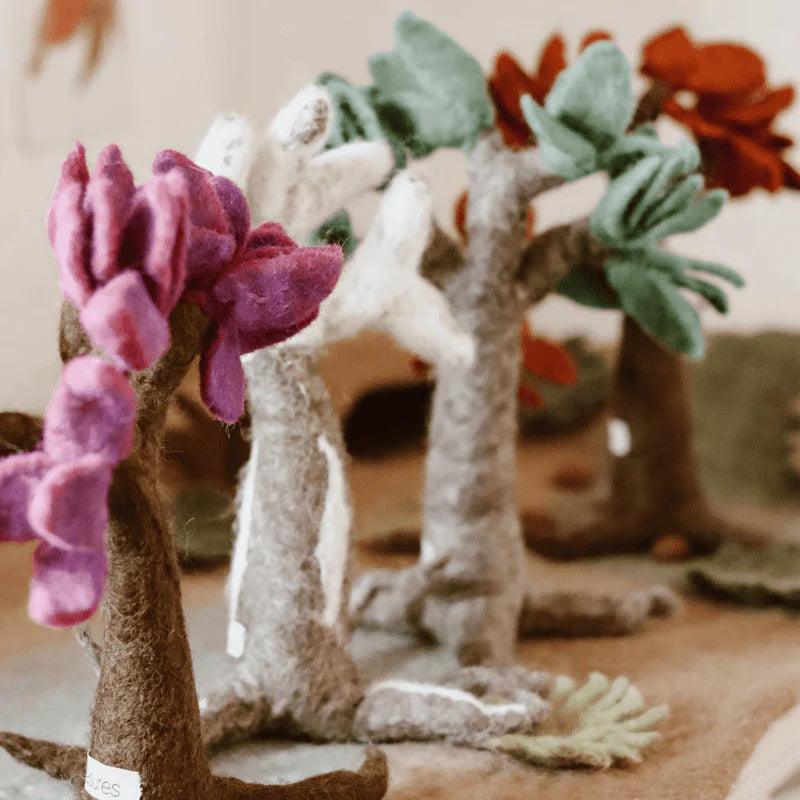 The Curated Parcel - Felt Seasonal Tree // Summer 