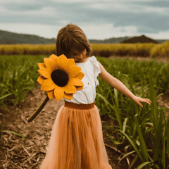 The Curated Parcel - Felt Sunflower 