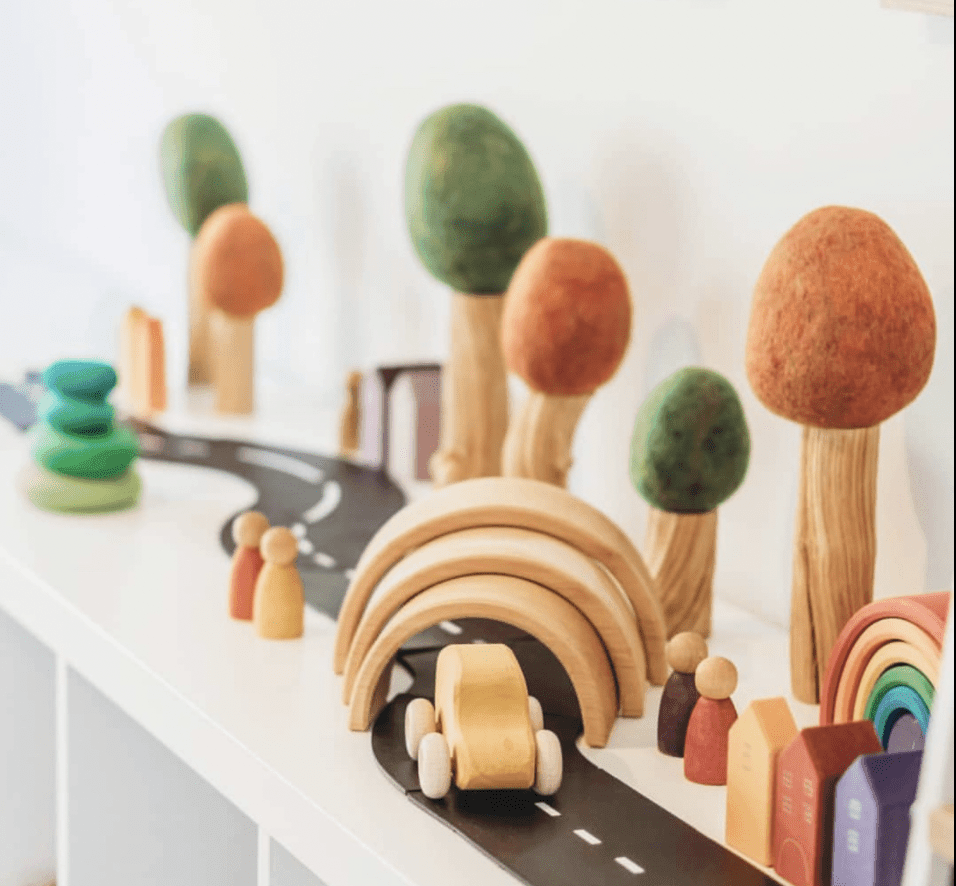 The Curated Parcel - Felt Trees 