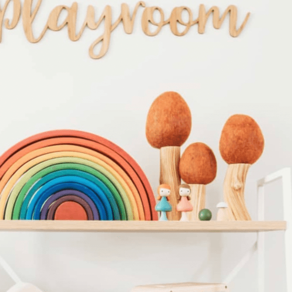 The Curated Parcel - Felt Trees 