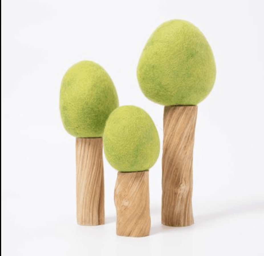 The Curated Parcel - Felt Trees 
