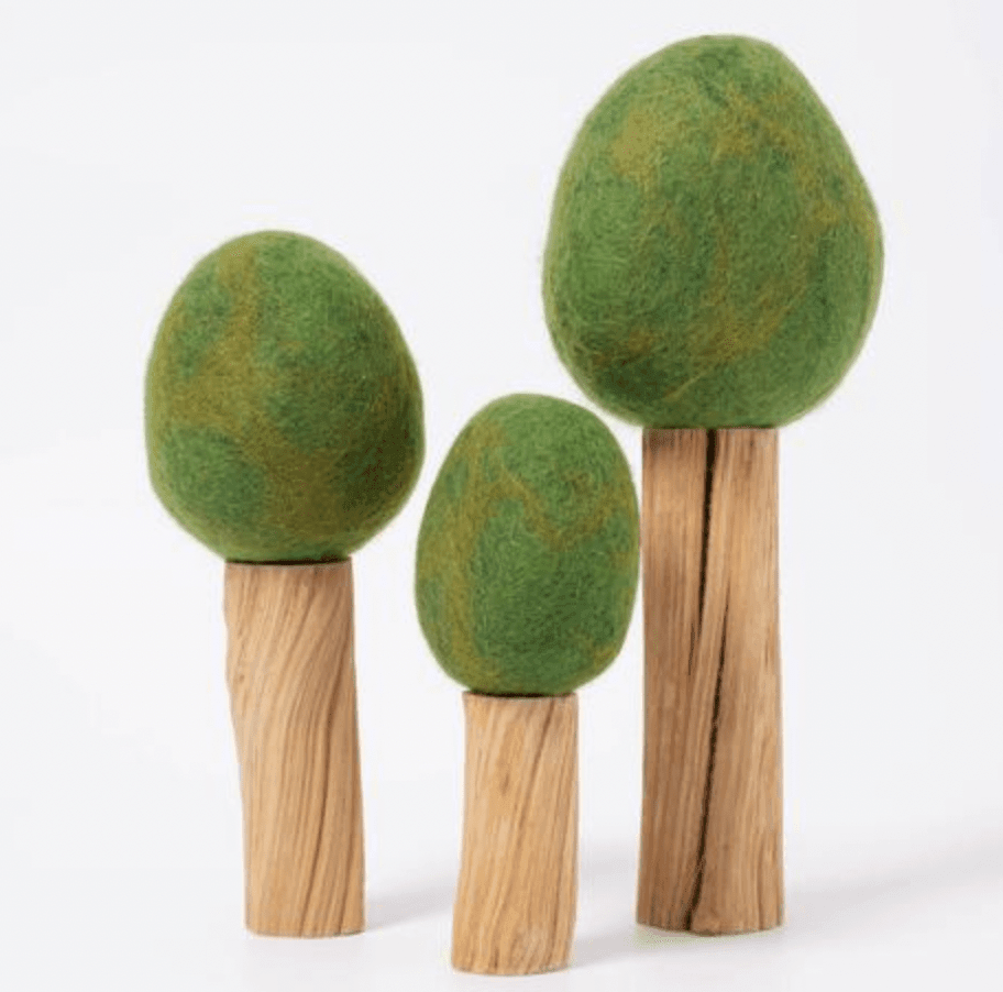 The Curated Parcel - Felt Trees 