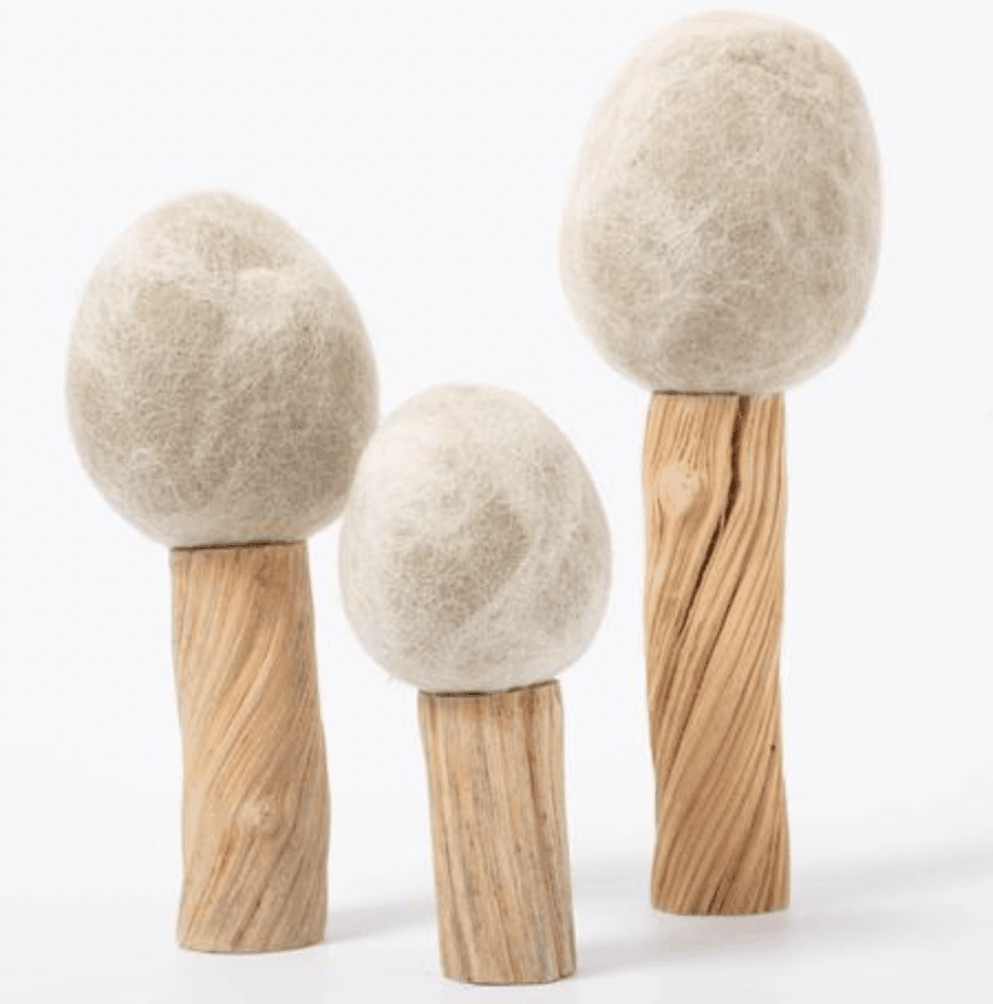 The Curated Parcel - Felt Trees 