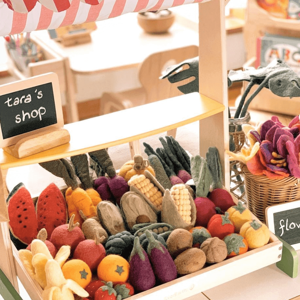The Curated Parcel - Felt Vegetables & Fruits Set A 