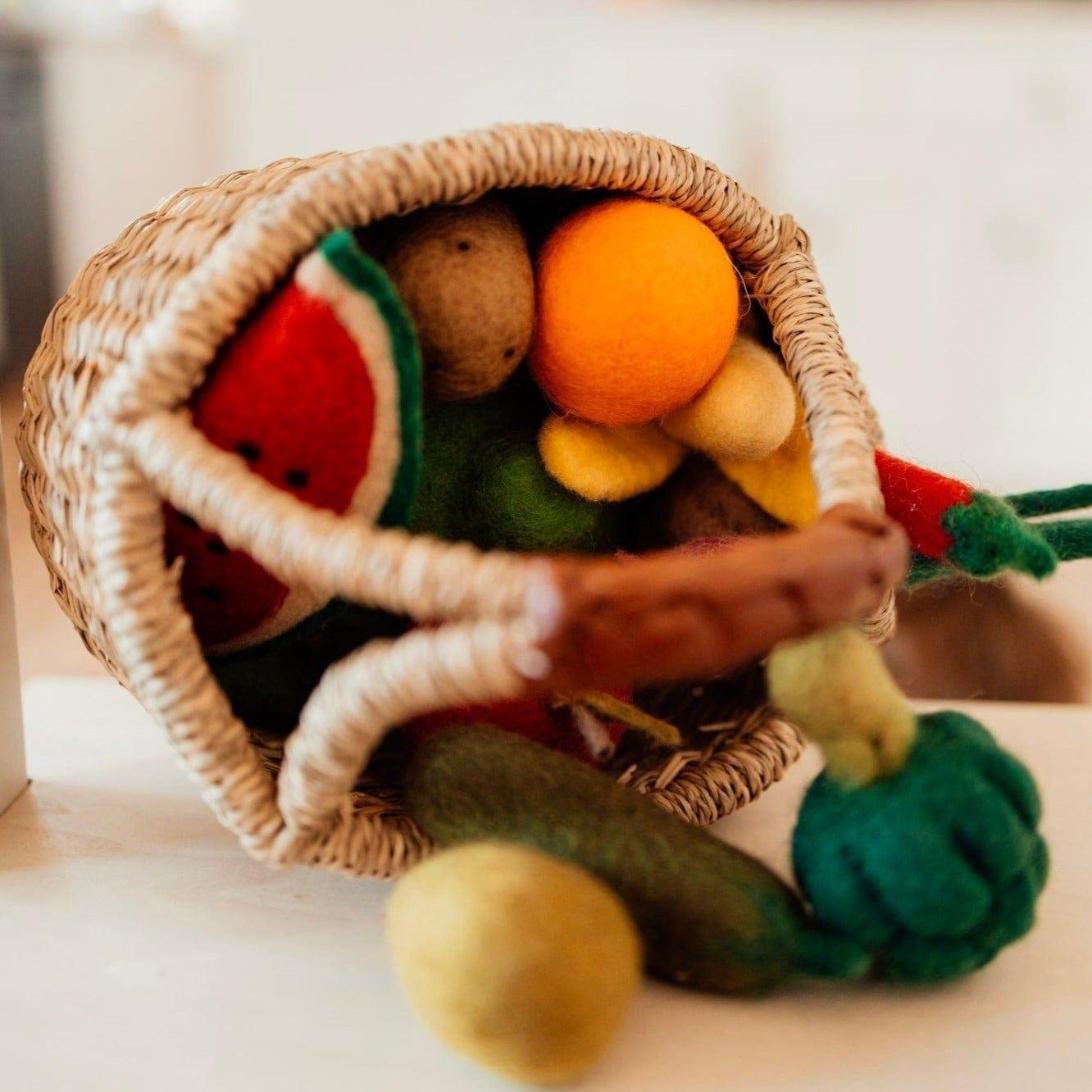 The Curated Parcel - Felt Vegetables & Fruits Set B 