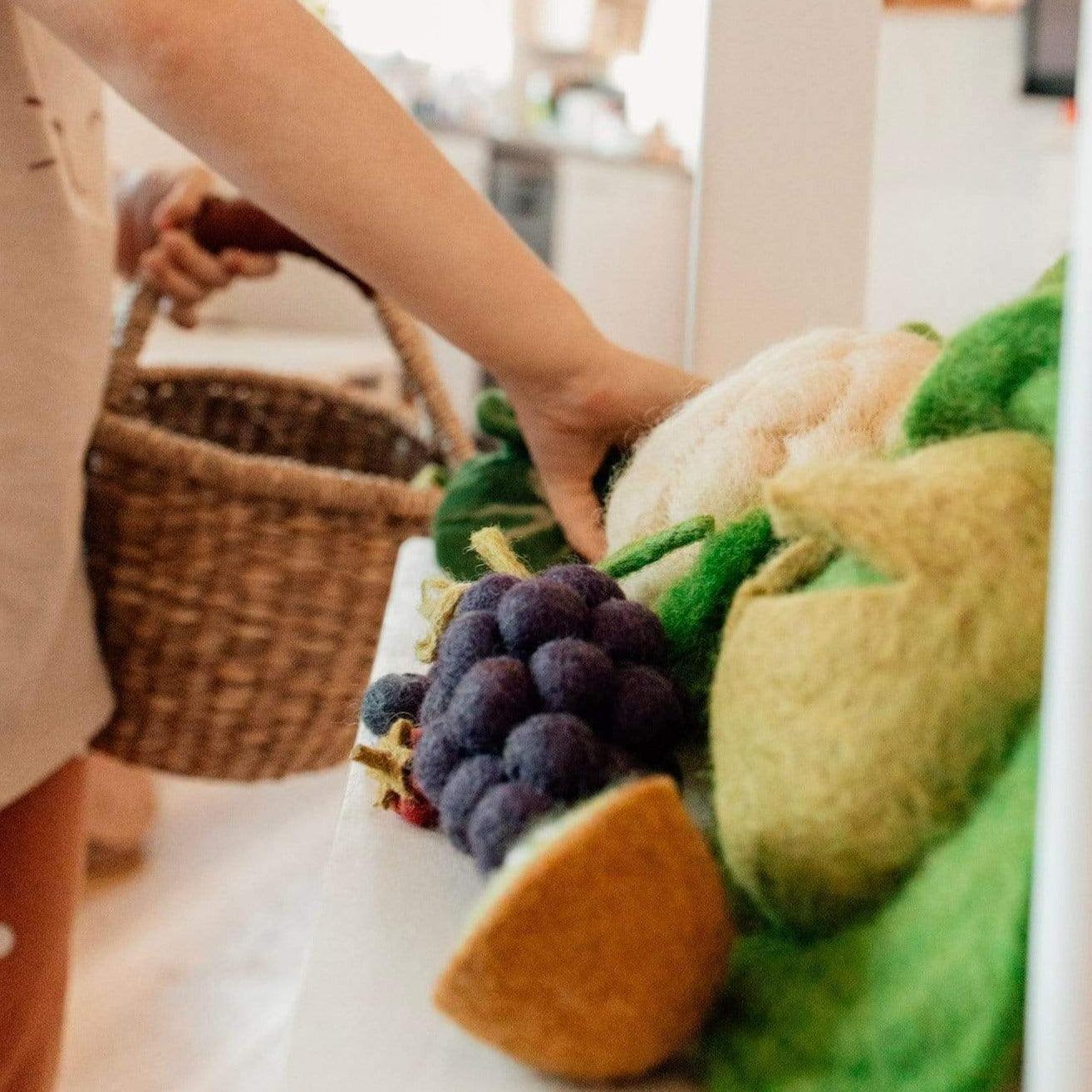 The Curated Parcel - Felt Vegetables & Fruits Set C 