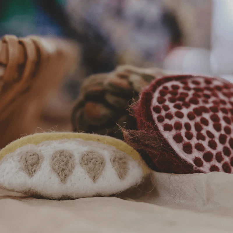 The Curated Parcel - Felt Vegetables & Fruits Set D 