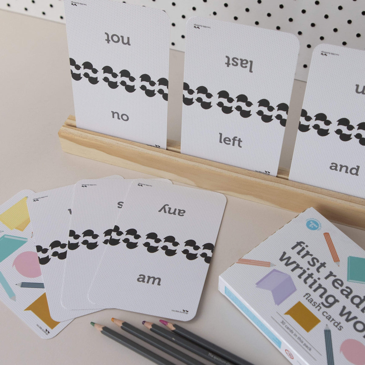 The Curated Parcel - First Reading and Writing Word Flash Cards 