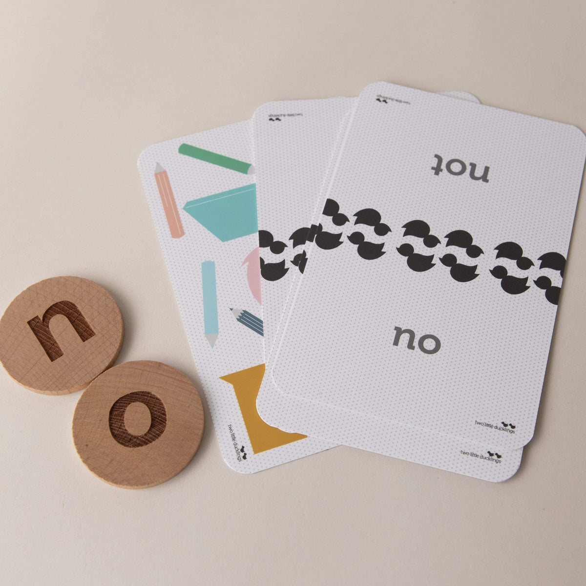 The Curated Parcel - First Reading and Writing Word Flash Cards 