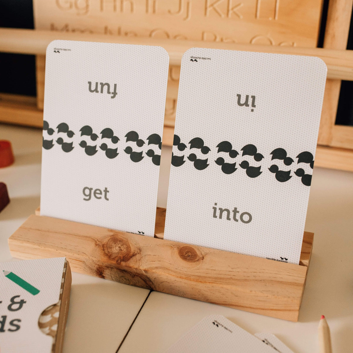 The Curated Parcel - First Reading and Writing Word Flash Cards 