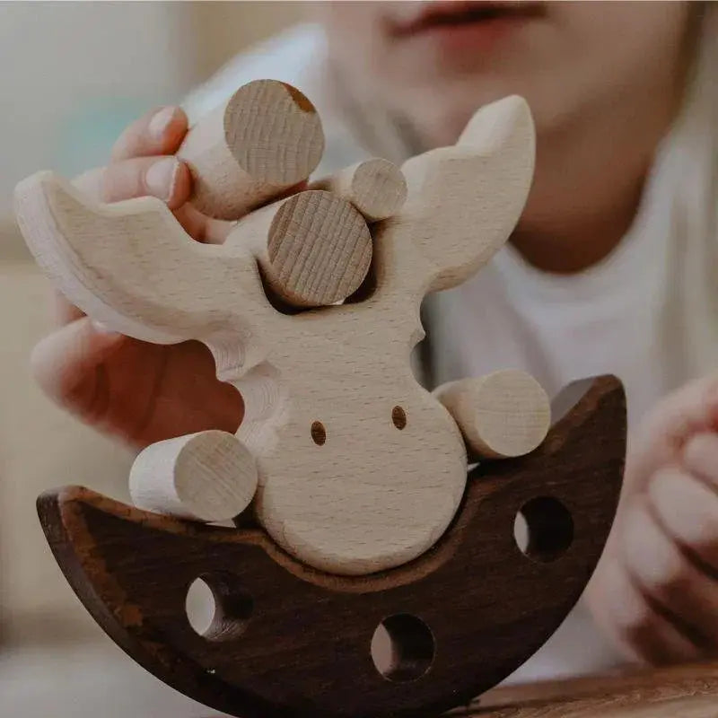The Curated Parcel - Goki Nature Moose Balancing Game 