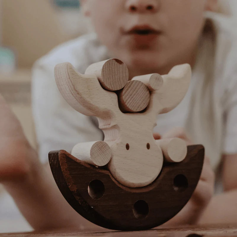 The Curated Parcel - Goki Nature Moose Balancing Game 
