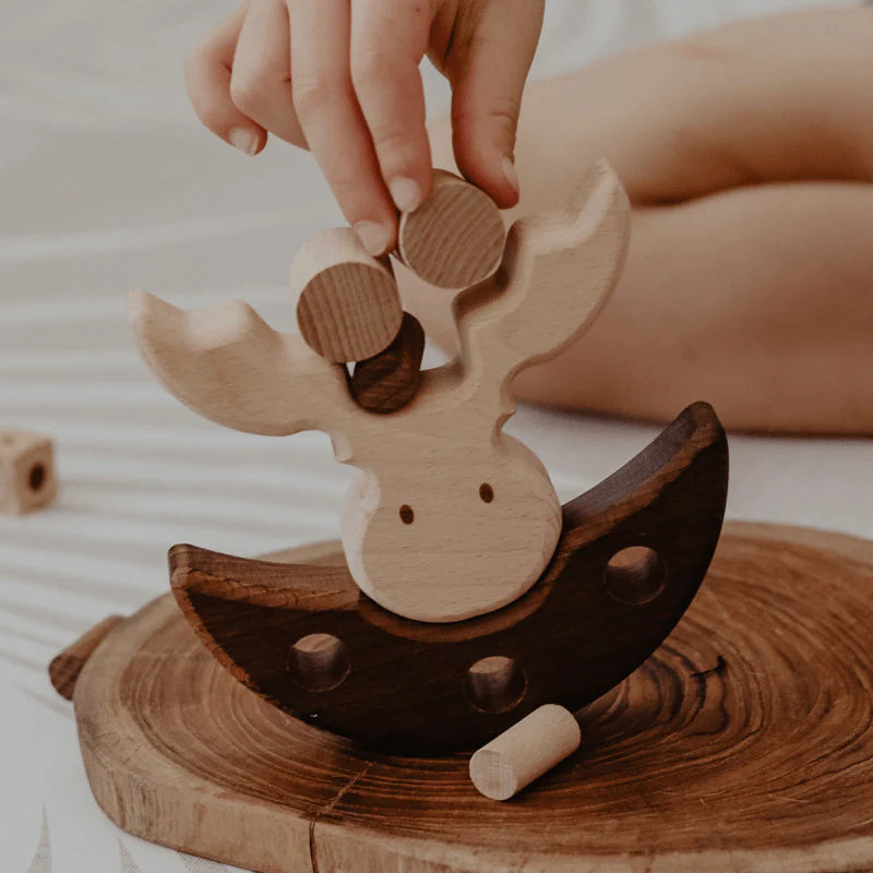The Curated Parcel - Goki Nature Moose Balancing Game 