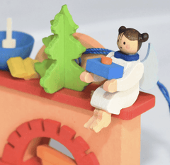 The Curated Parcel - Graupner // Christmas Tree Ornament Fireplace Small 
