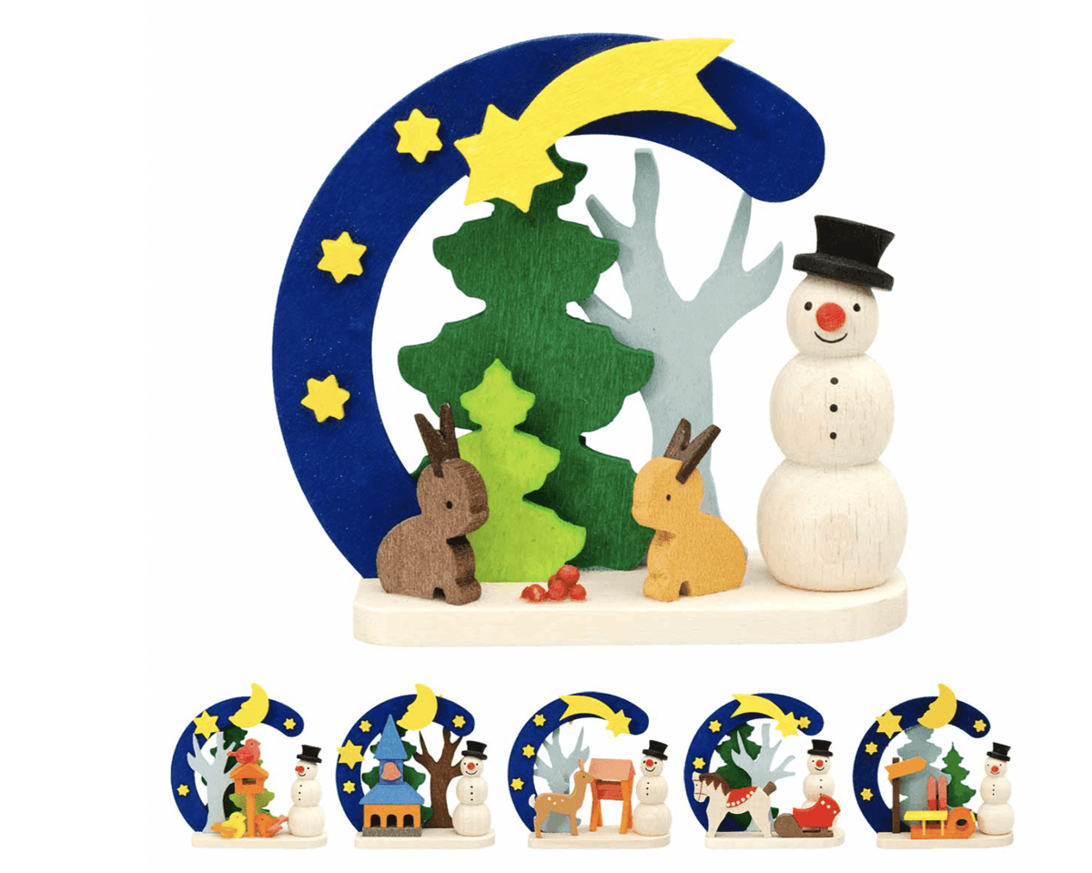 The Curated Parcel - Graupner // Christmas Tree Ornament Snowman Arch 