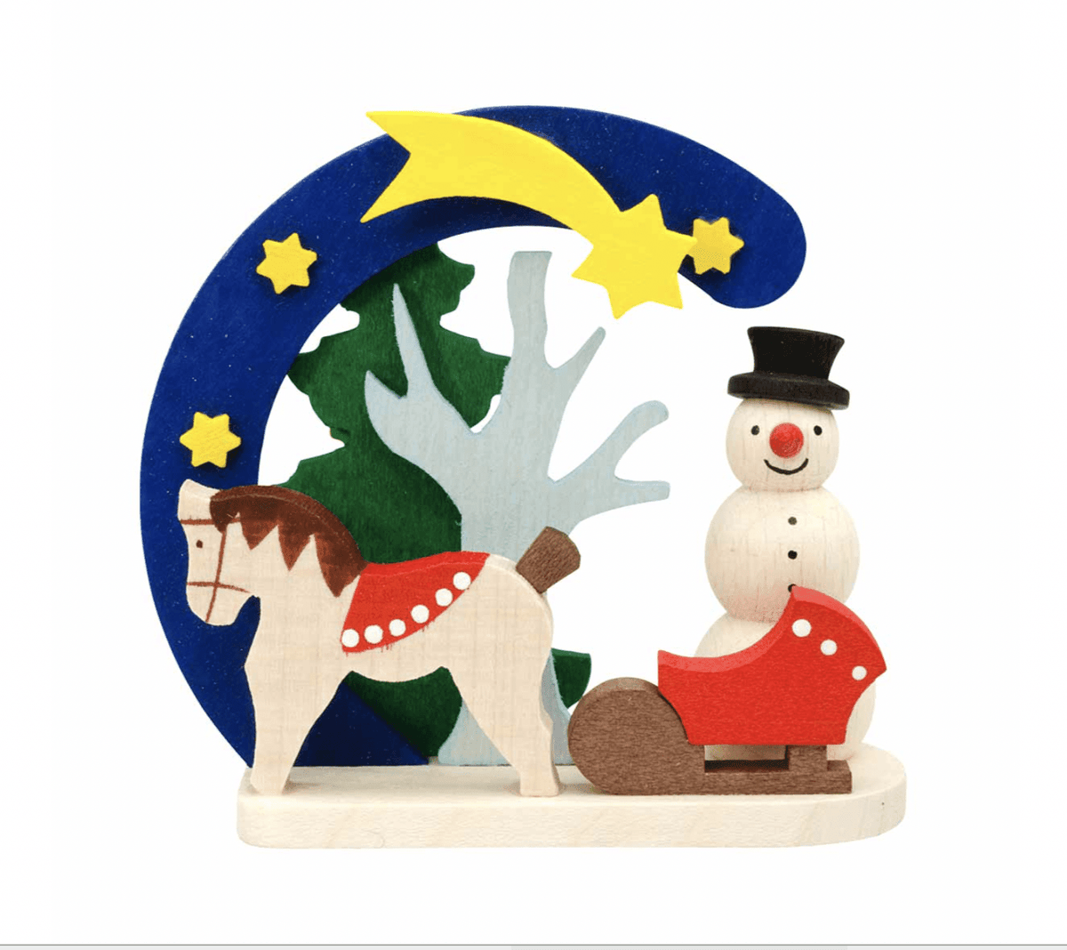 The Curated Parcel - Graupner // Christmas Tree Ornament Snowman Arch 