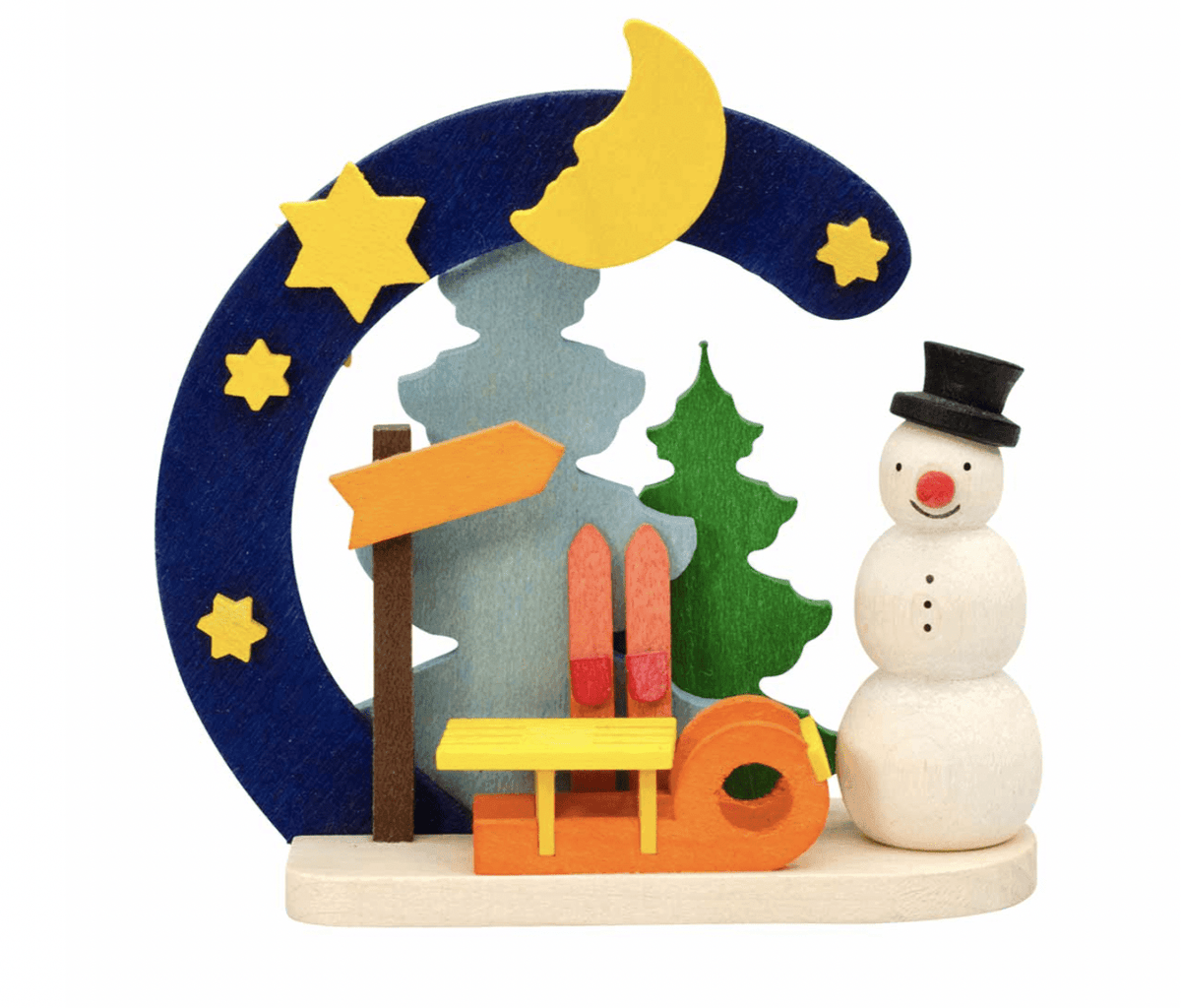 The Curated Parcel - Graupner // Christmas Tree Ornament Snowman Arch 