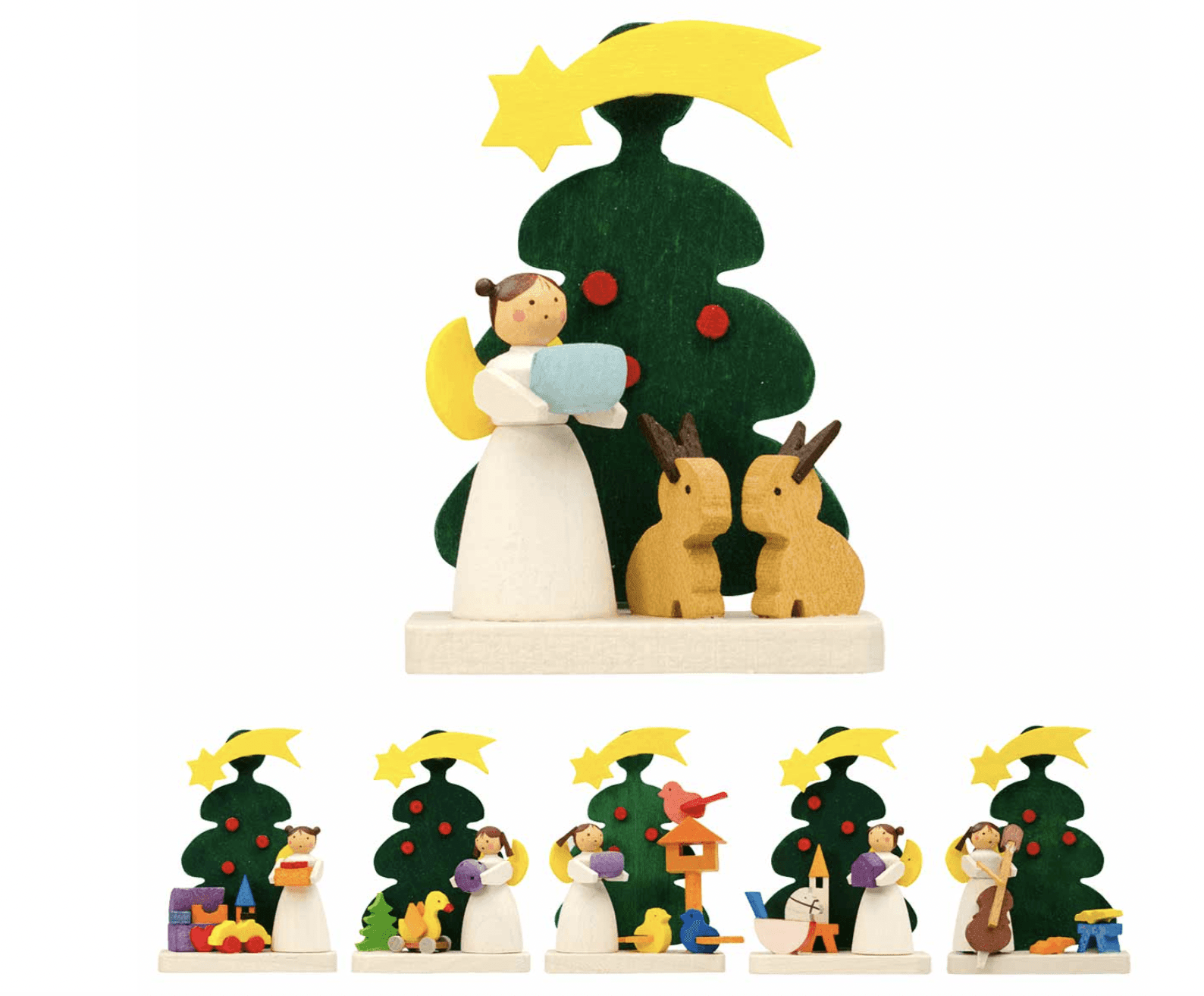 The Curated Parcel - Graupner // Christmas Tree Ornament Tree Angel 