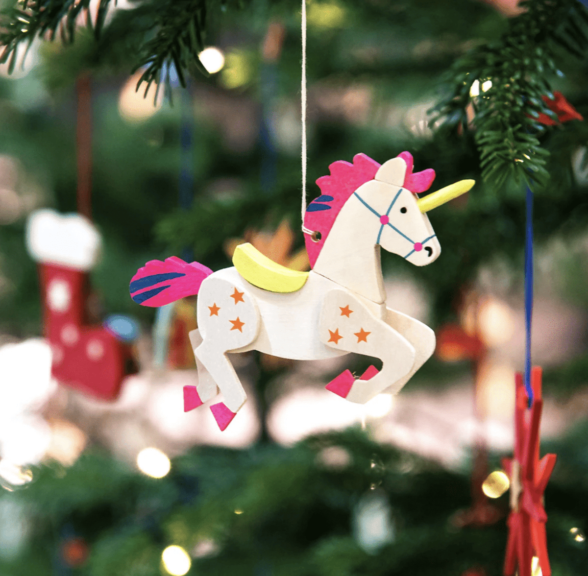 The Curated Parcel - Graupner // Christmas Tree Ornament Unicorns 