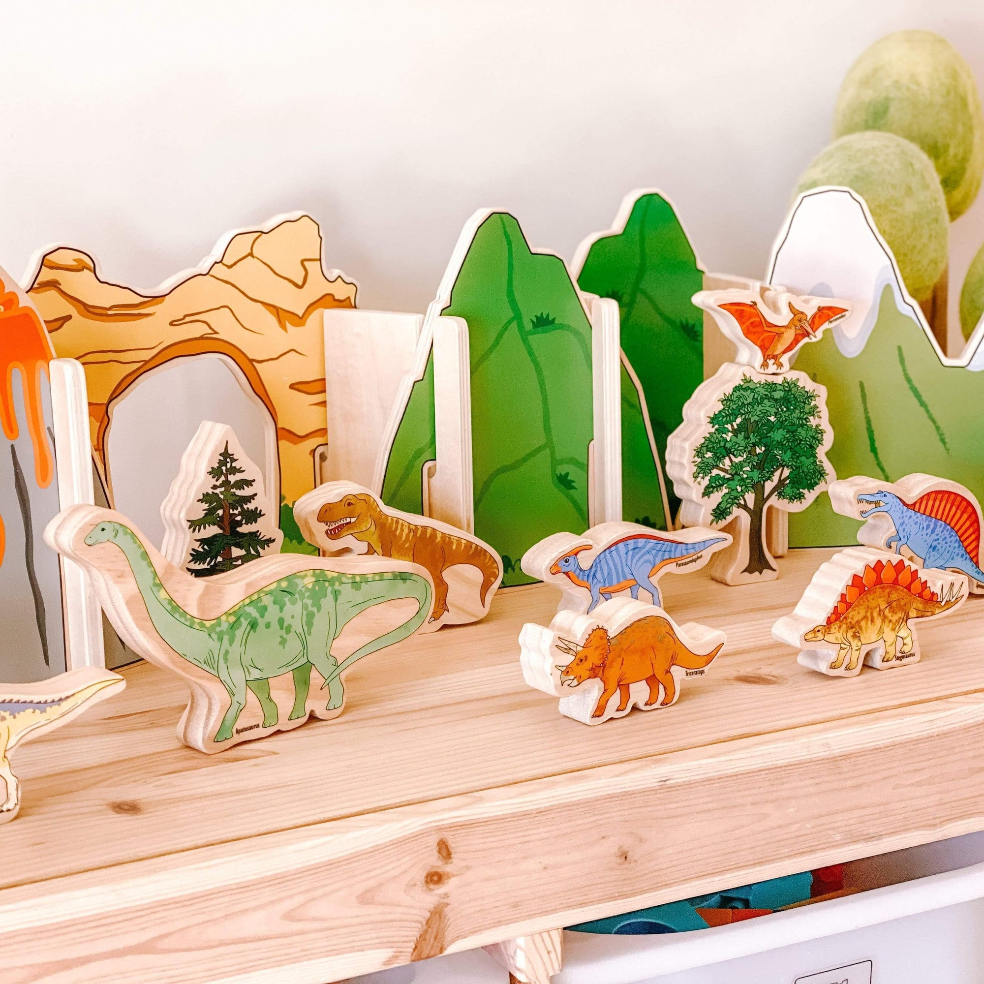 The Curated Parcel - Happy Architect Dinosaur Set 