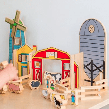 The Curated Parcel - Happy Architect Farm Set 