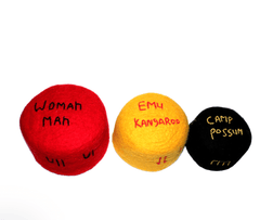 The Curated Parcel - Indigenous Nested Felt Bowls 