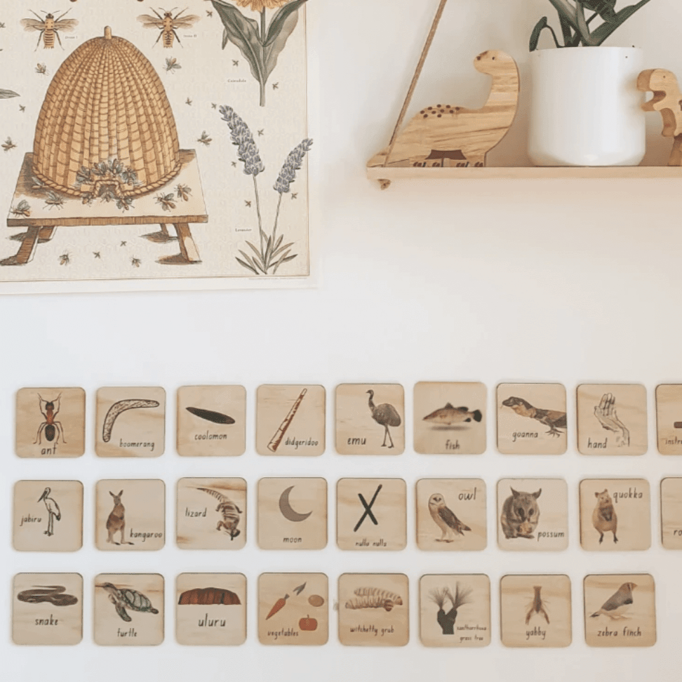 The Curated Parcel - Indigenous Themed A to Z Tiles 