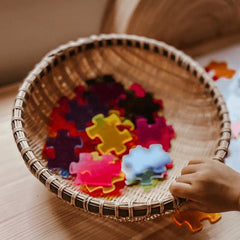 The Curated Parcel - Infinity Rainbow Puzzle™ 70 Pcs Acrylic Set 