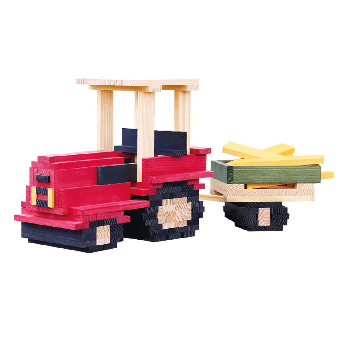 The Curated Parcel - Kapla Tractor Construction Set 