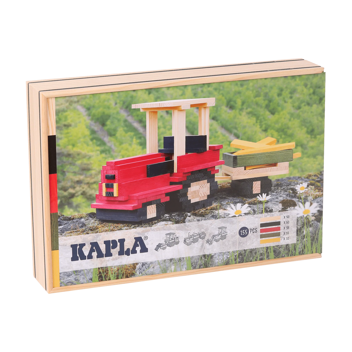 The Curated Parcel - Kapla Tractor Construction Set 