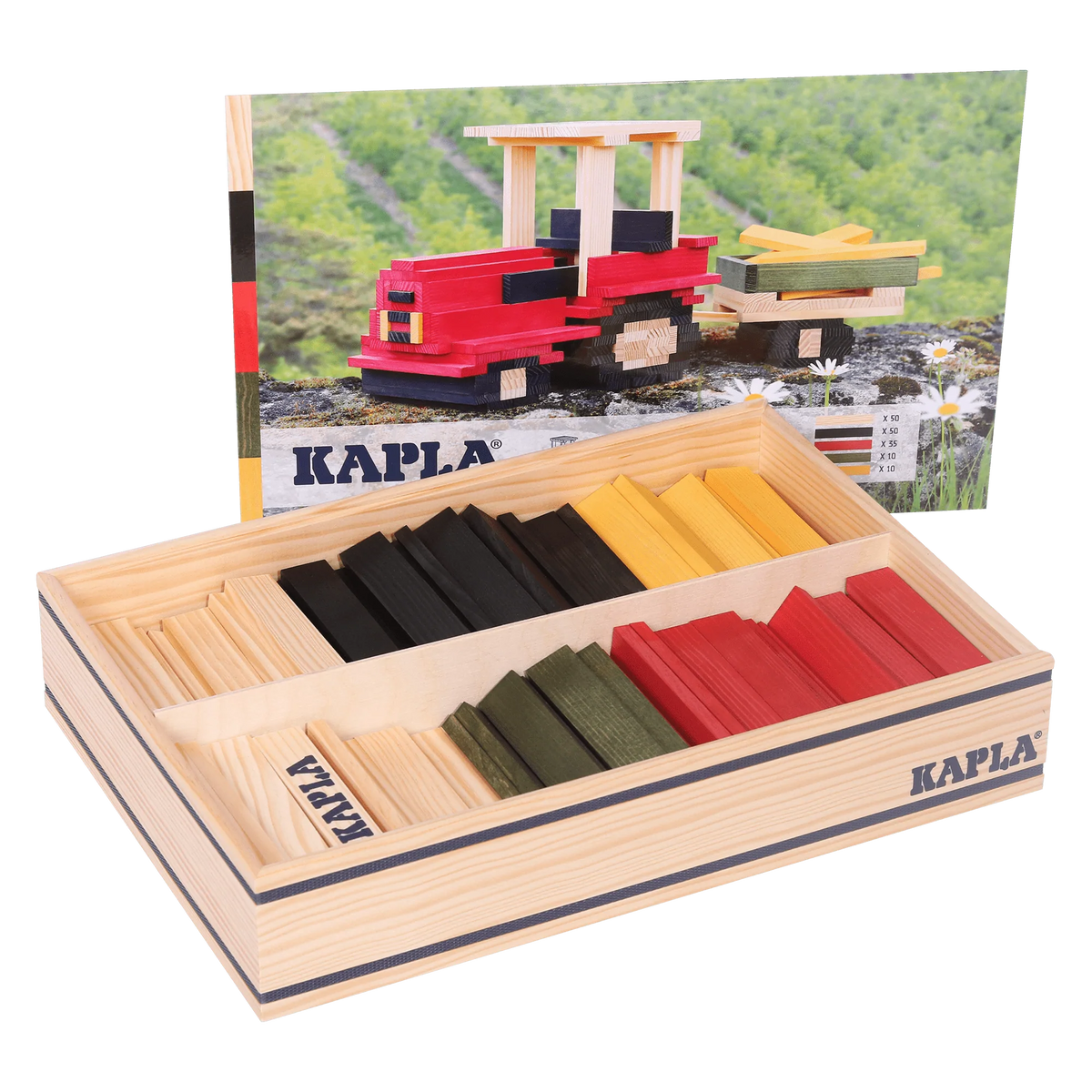 The Curated Parcel - Kapla Tractor Construction Set 