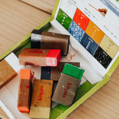 The Curated Parcel - Kitpas Block Crayons 8 colours 