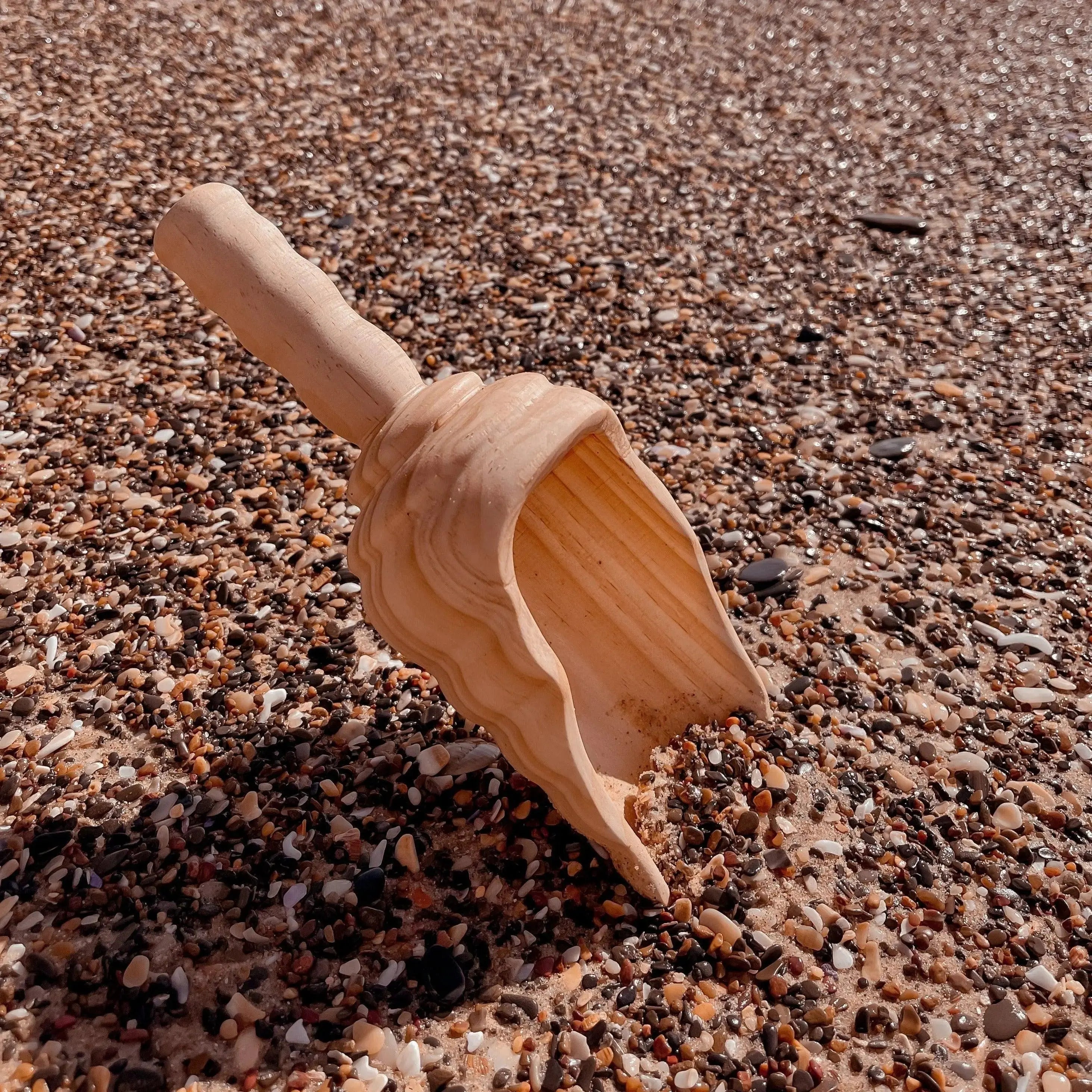 The Curated Parcel - Large Wooden Vintage Style Shovel 